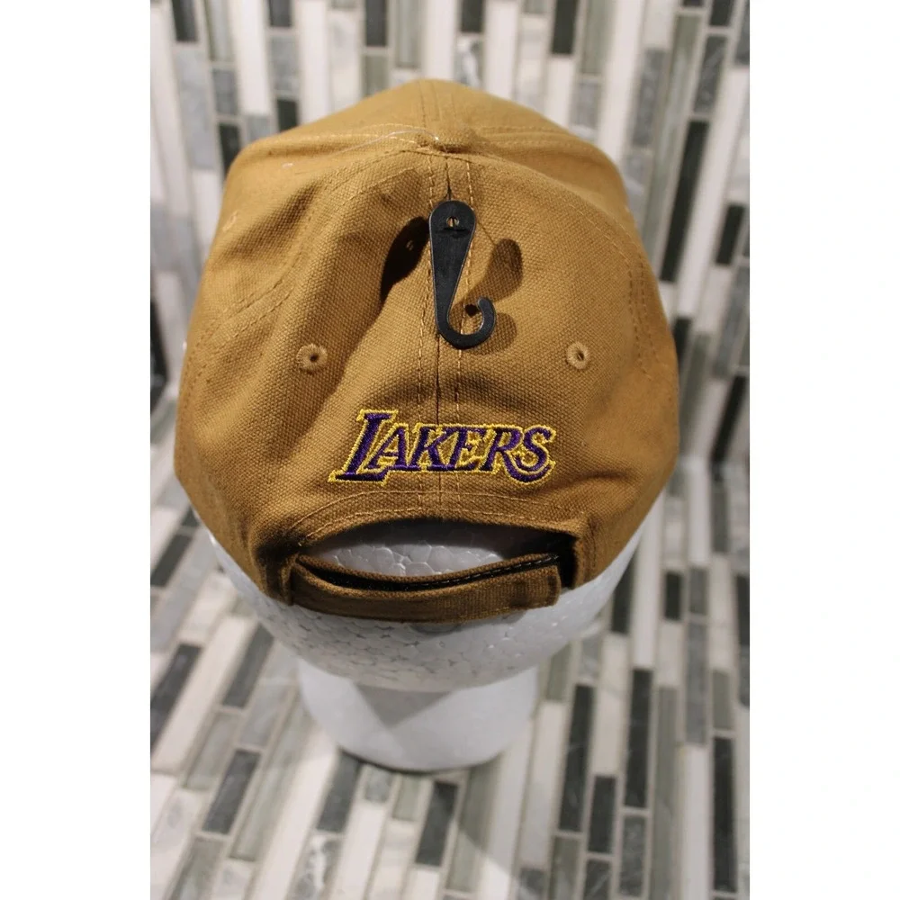 Los Angeles Lakers NBA Ultra Game Adjustable Strapback Hat-Mustard Brown